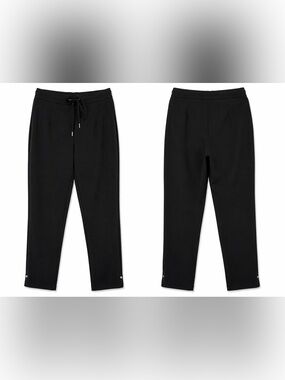 NEW (NWT) Women’s Zac & Rachel Black Drawstring Pull-On Dress Pants Size M